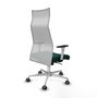 Piqueras y Crespo Chaise de Bureau Albacete Vert Bouteille et Blanc