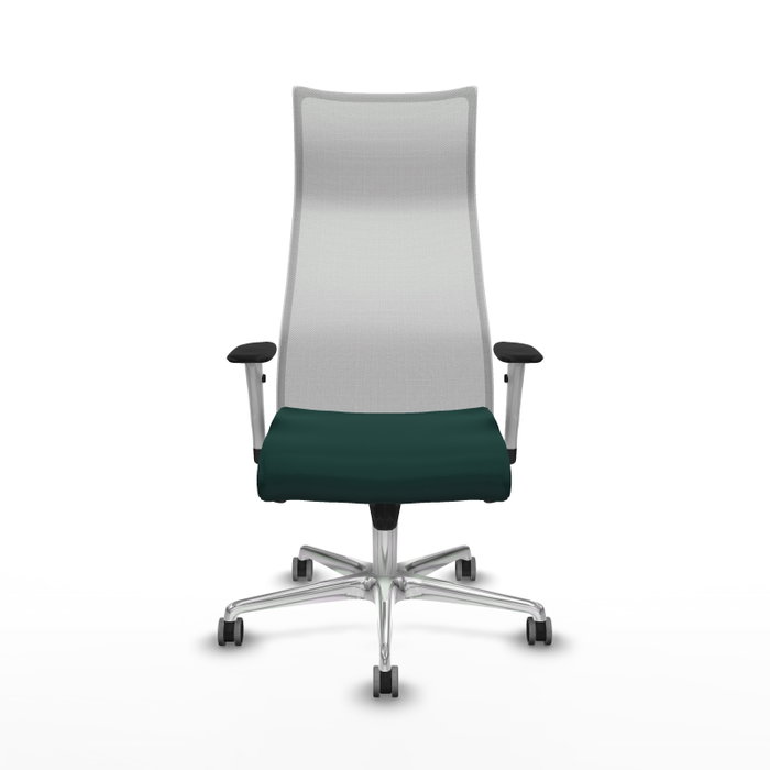 Piqueras y Crespo Chaise de Bureau Albacete Vert Bouteille et Blanc