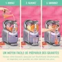Ninja Slushi XL FS601EUPK1 - Machine à boissons glacées et granitées - Rose