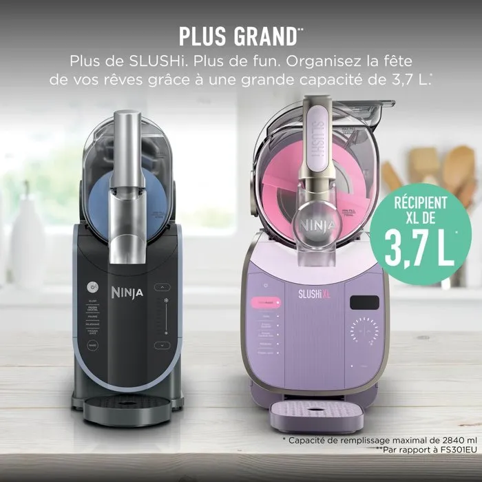 Ninja Slushi XL FS601EUPK1 - Machine à boissons glacées et granitées - Rose