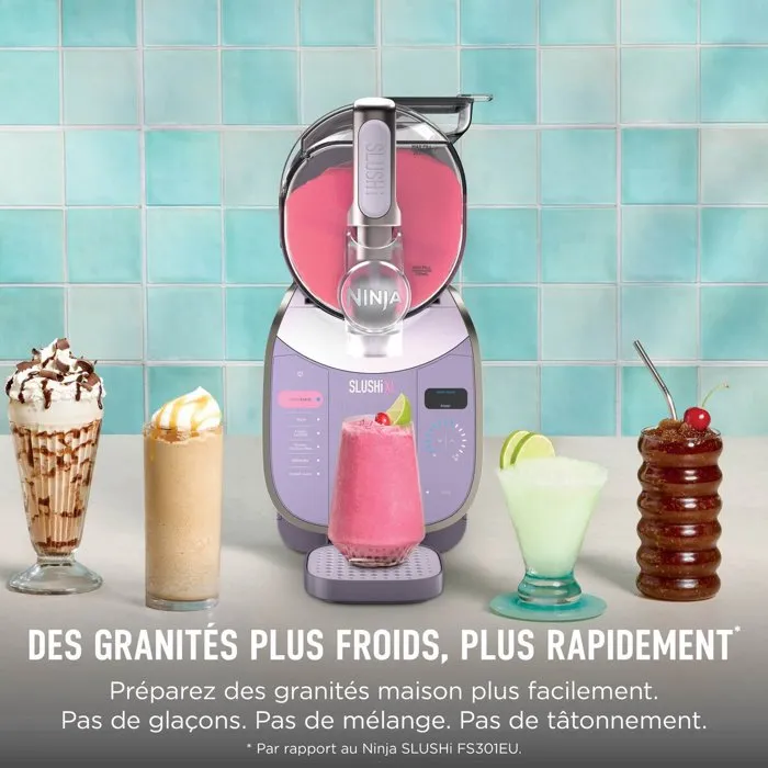 Ninja Slushi XL FS601EUPK1 - Machine à boissons glacées et granitées - Rose