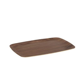 Andrea House Bandeja rectangulaire en bois de noyer 46 x 36 x 2 cm