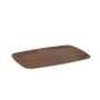 Andrea House Bandeja rectangulaire en bois de noyer 46 x 36 x 2 cm