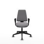 PIQUERAS Y CRESPO Chaise Elche Asynchrone Cuir écologique Gris