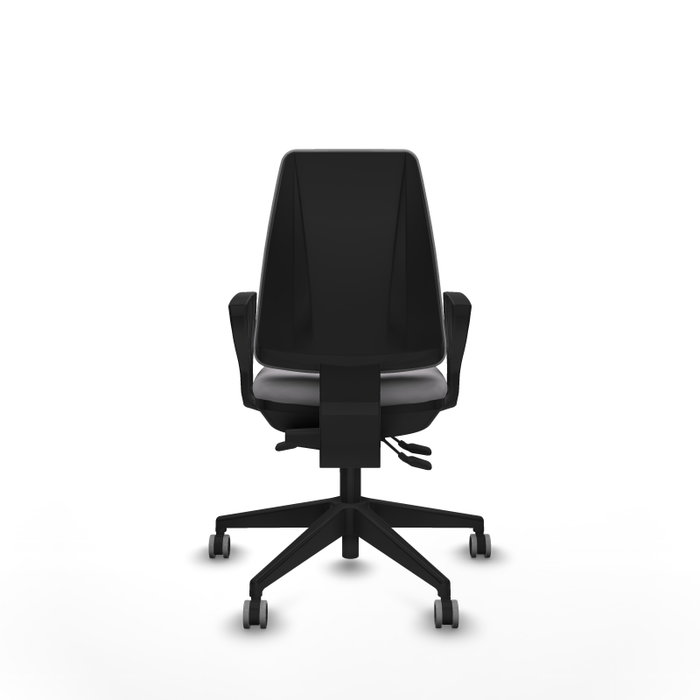 PIQUERAS Y CRESPO Chaise Elche Asynchrone Cuir écologique Gris