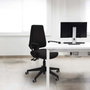PIQUERAS Y CRESPO Chaise Elche Asynchrone Cuir écologique Gris