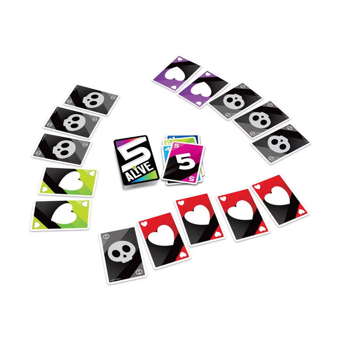 Hasbro Gaming Five Alive F4205 - Jeu de cartes rapide et stratégique en famille (2 à 6 joueurs, version italienne, +8 ans)