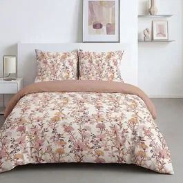 Today Parure de Lit Motif Floral Rose 260 x 240 cm