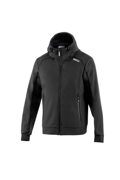 Sparco Veste Softshell avec Capuche BK Taille XS Sparco Veste Softshell avec Capuche BK Taille XS