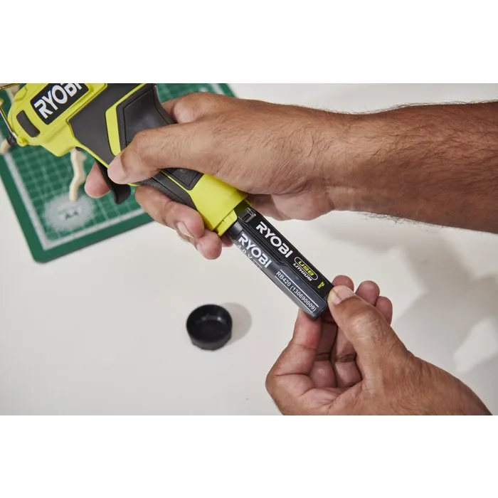 Ryobi RGLU4-0 Pistolet à colle 4V USB Lithium - Vert/Anthracite