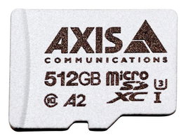 Axis Surveillance Card 512GB - Carte de stockage pour caméras de surveillance, haute performance, optimisée pour enregistrement local et Axis Zipstream