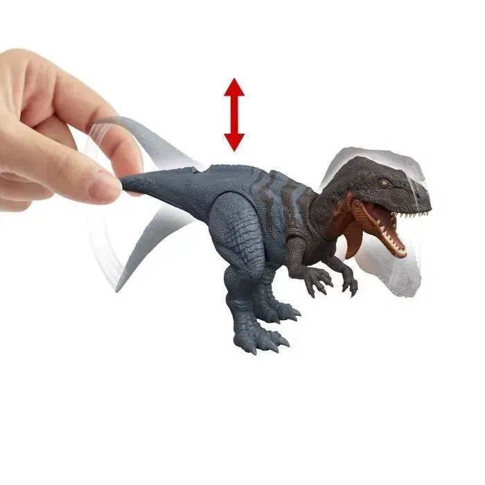 Jurassic World JGB91 - Figurine articulée Abelisaurus rugissant - 30 cm - Dinosaure jouet inspiré du film Jurassic World: Renaissance - Dès 4 ans