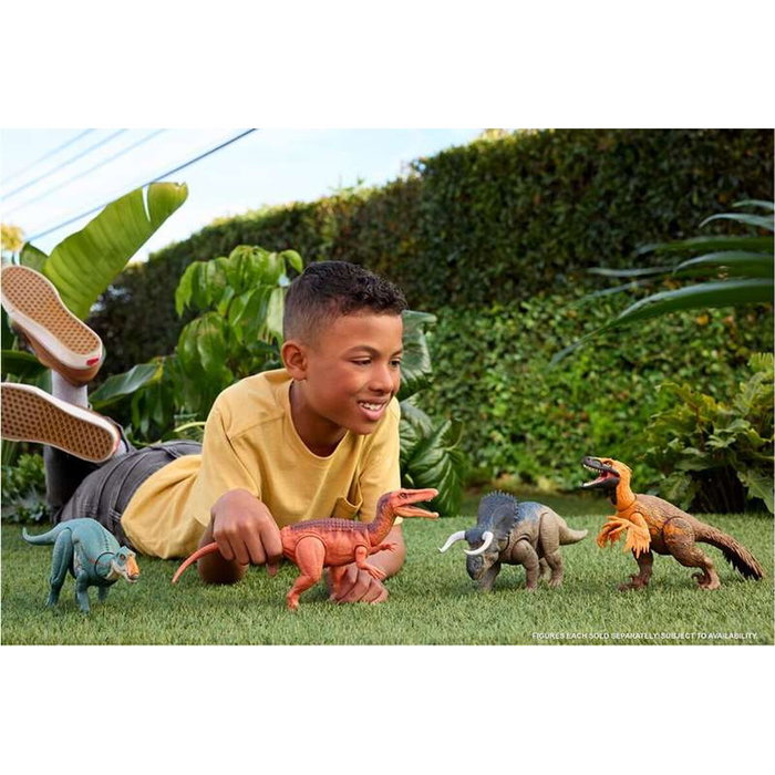 Mattel Jurassic World Wild Roar Abelisaurus - Figurine articulée de 30 cm Mattel Jurassic World Wild Roar Abelisaurus - Figurine articulée de 30 cm