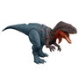 Mattel Jurassic World Dinosaure Abelisaurus Rugissant Wild Roar 30 cm avec Queue Articulée et Effets Sonores - Figurine de Collection et Jouet pour Enfants à Partir de 4 Ans