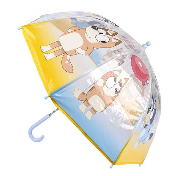 Cerdà Bluey - Parapluie manuel Burbuja pour enfants, longueur 45 cm, âge recommandé 2 à 8 ans, couleur bleue
