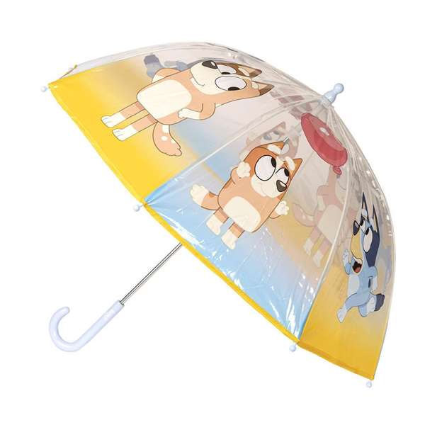 Cerdà Bluey - Parapluie manuel Burbuja pour enfants, longueur 45 cm, âge recommandé 2 à 8 ans, couleur bleue