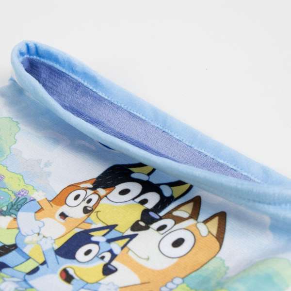Cerdá Bandana de cou pour enfants Bluey 24x21x1 cm - Âge recommandé 3 ans, Bleu