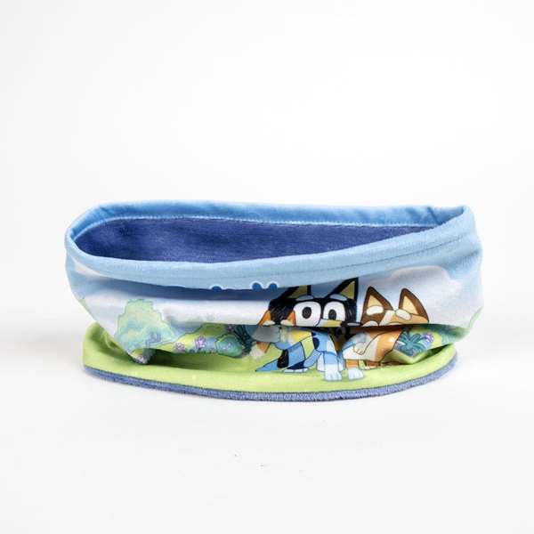 Cerdá Bandana de cou pour enfants Bluey 24x21x1 cm - Âge recommandé 3 ans, Bleu