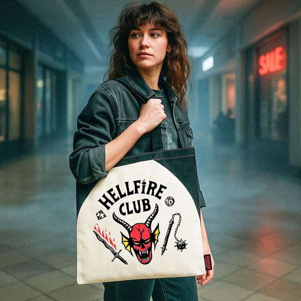Cerdá Sac Shopping Stranger Things Noir Cerdá Sac Shopping Stranger Things Noir
