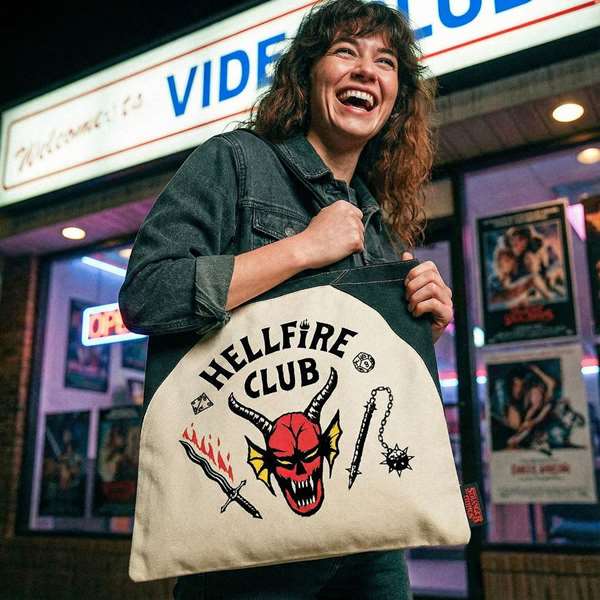 Cerdá Sac Shopping Stranger Things Noir Cerdá Sac Shopping Stranger Things Noir