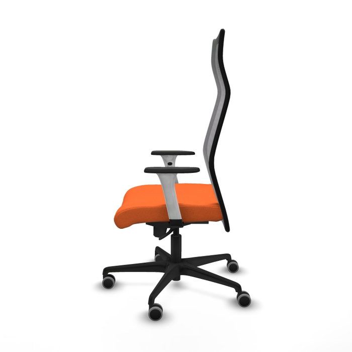 Piqueras y Crespo Chaise de Bureau Albacete Orange et Noir