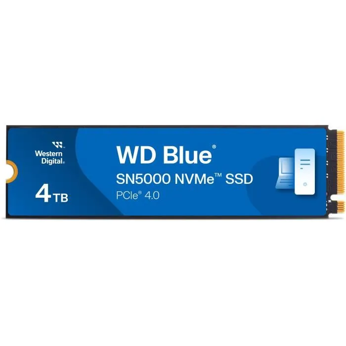 Western Digital WD Blue SN5000 WDS400T4B0E 4 To NVMe M.2 Western Digital WD Blue SN5000 WDS400T4B0E 4 To NVMe M.2