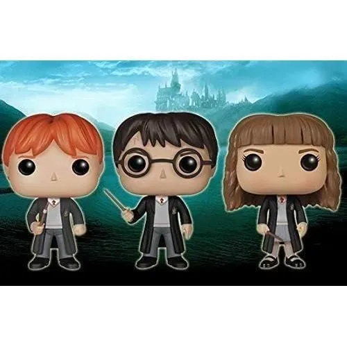 Funko POP - Figurine Harry Potter 01, Sorcier avec Baguette et Cicatrice Éclair, Collection Movies Harry Potter