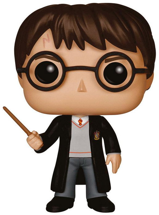 Funko Pop! Harry Potter en uniforme Gryffindor avec baguette