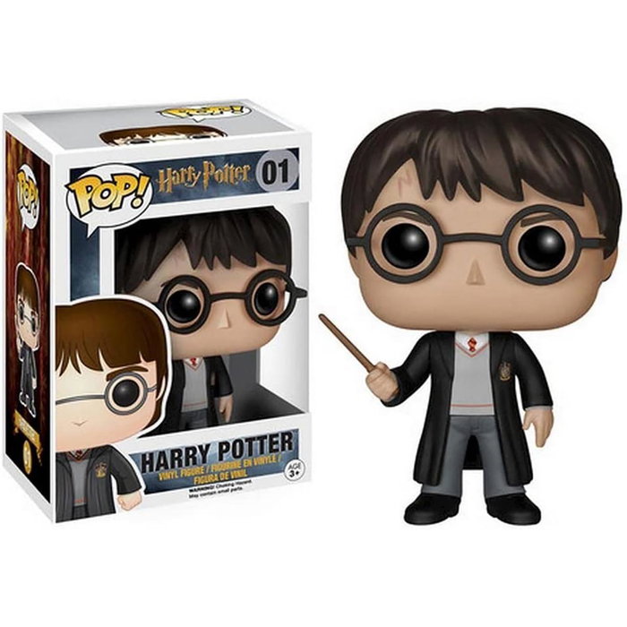 Funko Pop! Harry Potter en uniforme Gryffindor avec baguette