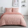 Today Parure de lit imprimé floral vieux rose 260 x 240 cm