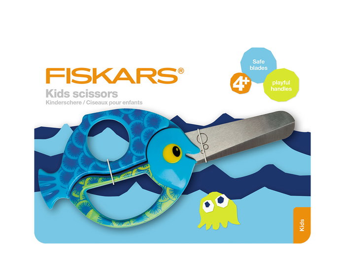Fiskars Ciseaux pour enfants motif animal 13cm