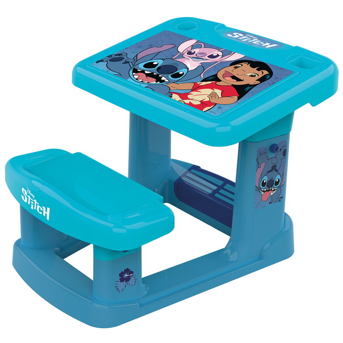 Chicos Pupitre Stitch avec banc et grande surface de travail