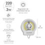 MAURER Lampe torche LED réglable avec aimant et crochet, 220 lumens