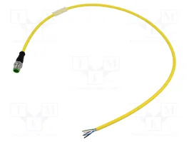 MURRELEKTRONIK Câble pour capteurs M12 mâle droit 5 broches 0,6m jaune