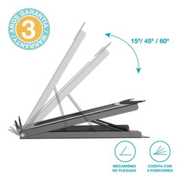 Holmios Support élévateur portable inclinable 3 positions