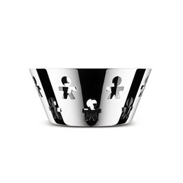 Alessi Girotondo Panier Rond en Acier Inoxydable 20,5cm