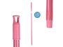 ARTE REGAL Bâton métallique lisse rose 130 cm