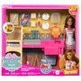 Barbie - Muñeca Teresa Morena Cocinera avec cuisinette et accessoires - Jouet Recipe for Friendship Mattel Jct06