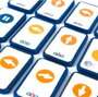 TTS Complément Tactiles - Pack Extension : Fiches de Programmation pour Blue-Bot et Rugged Robot - 25 pièces