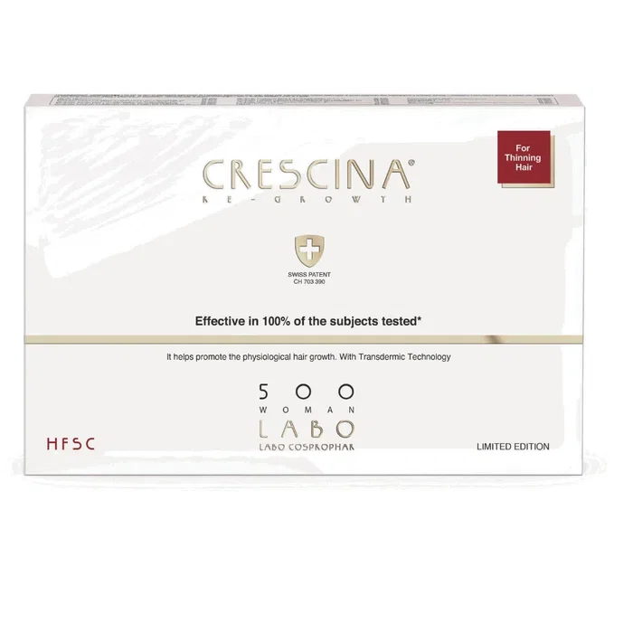 Labo Crescina Transdermic HFSC 500 Ensemble de sérum de traitement en ampoules, 5 x 3,5 ml Labo Crescina Transdermic HFSC 500 Ensemble de sérum de traitement en ampoules, 5 x 3,5 ml