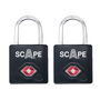 Verrouillage des clés Scape Travel TSA-K02 Métal Rectangulaire