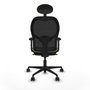 Piqueras y Crespo Chaise de Bureau avec Appui-tête Jorquera 2D036N1 Vert