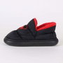 Cerdá Pantoufles ouvertes Superman Taille 38-39 - Chaussons d'intérieur pour adulte - Couleur Noir