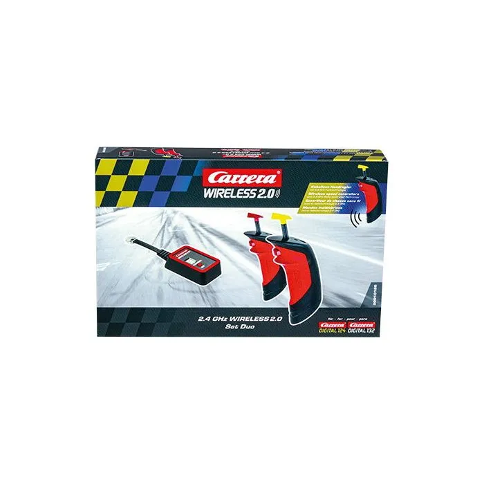 Carrera Digital 132/124 - Ensemble de 2 manettes sans fil Wireless 2.0 pour circuit - Pilotage précis et immersif sans câble