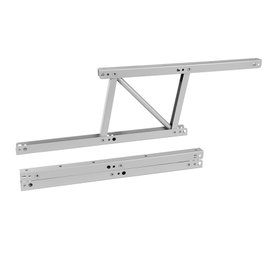 HERRAJES ALK Mécanisme de levage Feudo pour table basse, Noir et gris