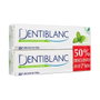 Dentiblanc Dentifrice Blanchiment Extrafresh Extrait de Menthe Pack 2 x 100 ml