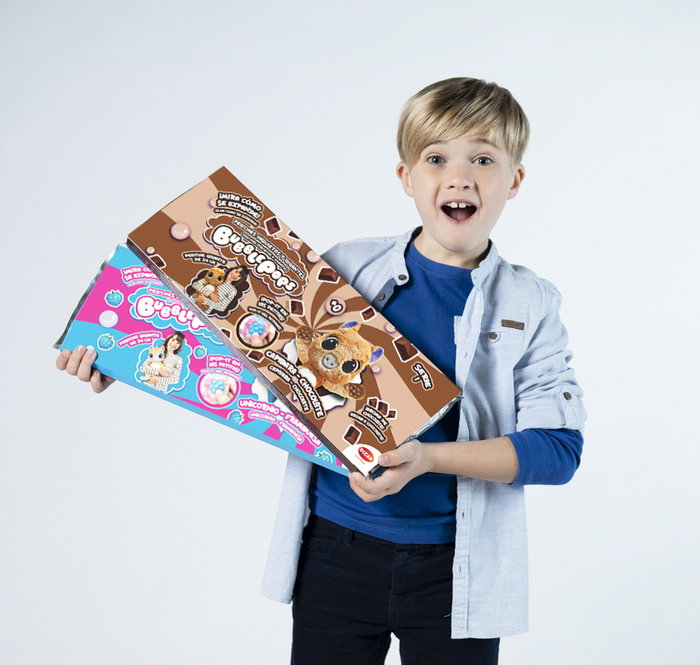 Bizak Bubble Pops Peluche Expansible 1 Unité Aléatoire avec Parfum Magique et Pattes Sensorielles