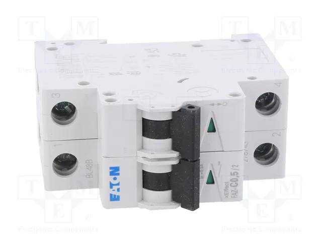 EATON ELECTRIC Disjoncteur FAZ 2 pôles 0,5A