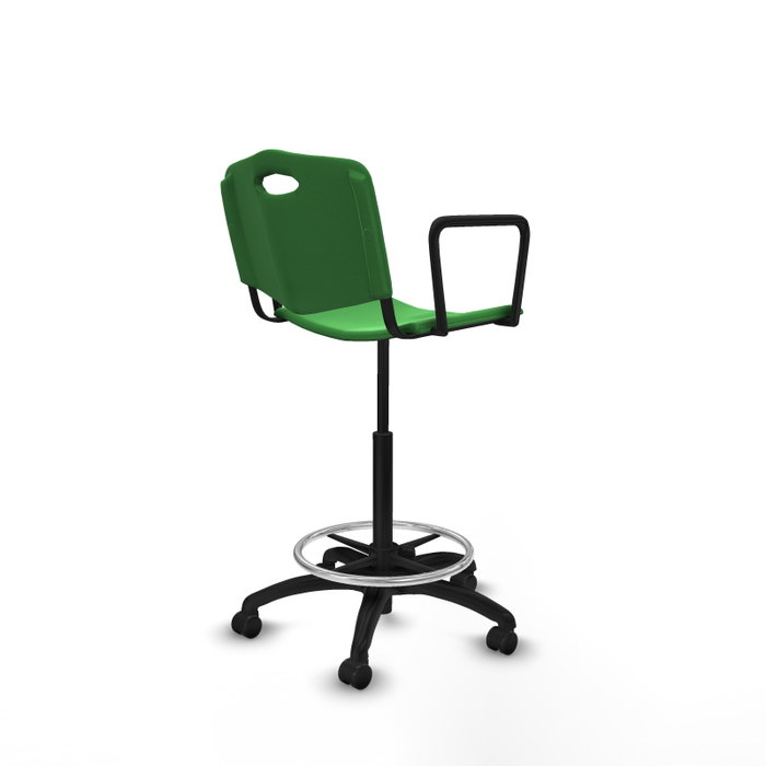 PIQUERAS Y CRESPO Tabouret Robledo Pivotant Vert