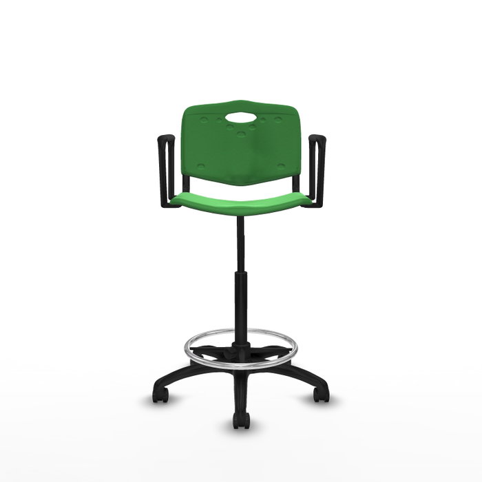 PIQUERAS Y CRESPO Tabouret Robledo Pivotant Vert